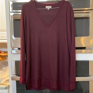 Lucky brand v neck sweater. Size large